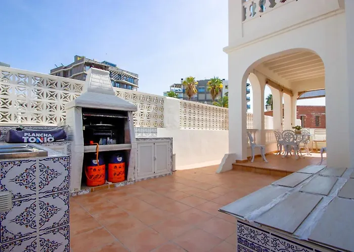 Mediterranean Beach Retreat Spacious 2 Bedroom Home With Patio And Sea Views